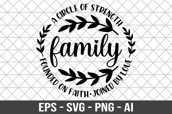 A Circle of Strength Founded on Faith: Graphics for Crafts Brands