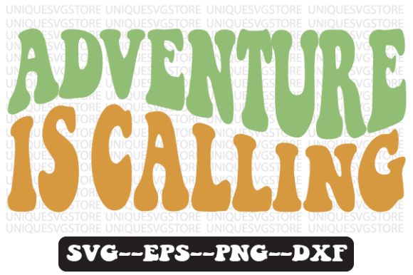 Adventure is Calling Retro SVG Graphics for Crafts