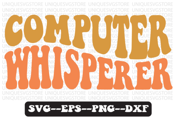 Computer Whisperer Retro SVG Graphics for Crafts