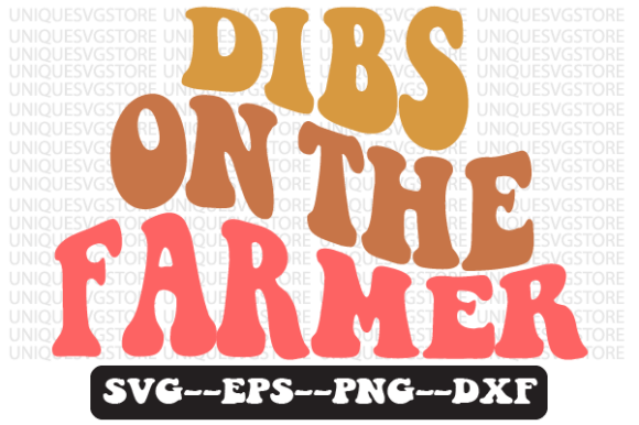 Dibs on the Farmer Retro SVG Design: Graphics for Crafts & Brand Storytelling