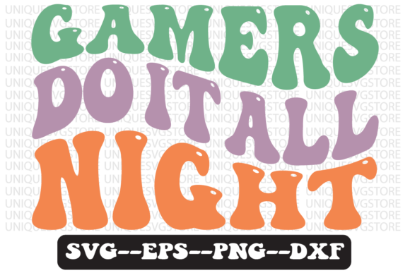 Gamers Do It All Night: Retro SVG Graphics for Crafts