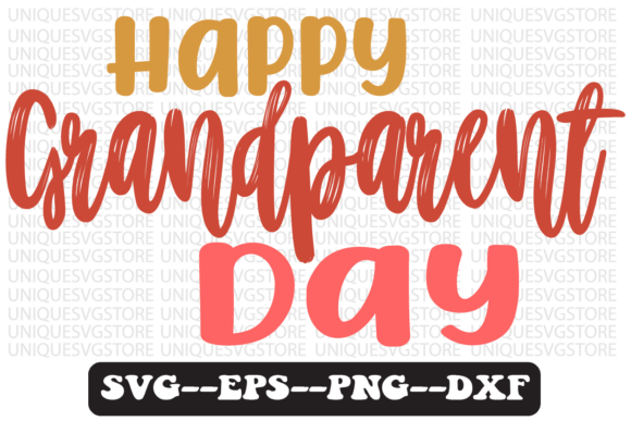 Happy Grandparent’s Day Retro SVG Design