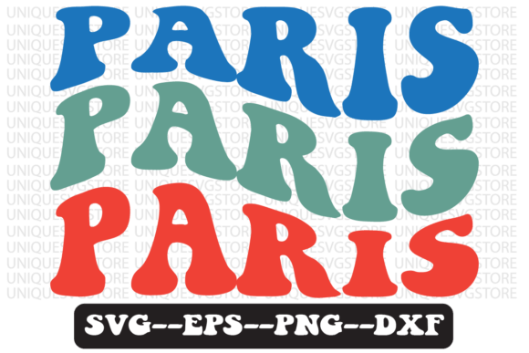 Paris Quote Retro SVG Design for Crafts & Graphics