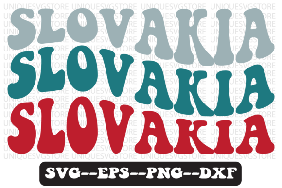 Slovakia Quote Retro SVG Design: Graphics for Crafts