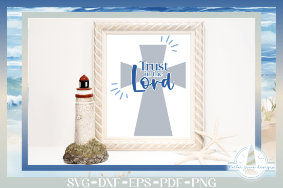 Trust in the Lord Cross SVG: Crafts & Graphics for Local Branding