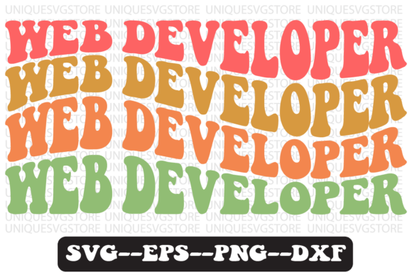 Web Developer Quote Retro SVG Graphics for Crafts
